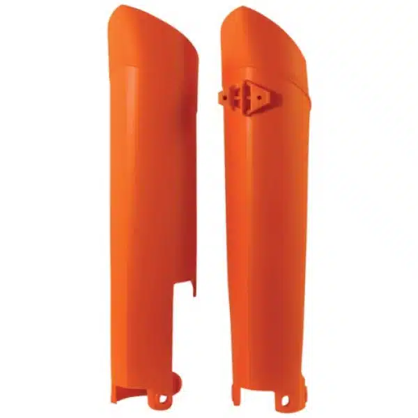Acerbis voorvork beschermers Oranje KTM SX 125/150/250 07-14 & SX-F 250/350/450 07-14 & EXC 250/300 08-15 & EXC-F 250/350/450/500 08-15 & Husqvarna TC/FC 125/250/350/450 14 & TE 125/250/300 14-15 & FE 250/350/450/501 14-15