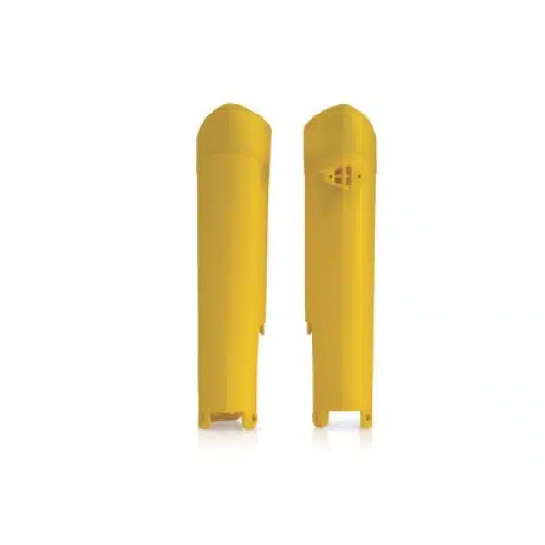 Acerbis voorvork beschermers Geel KTM SX 125/150/250 07-14 & SX-F 250/350/450 07-14 & EXC 250/300 08-15 & EXC-F 250/350/450/500 08-15 & Husqvarna TC/FC 125/250/350/450 14 & TE 125/250/300 14-15 & FE 250/350/450/501 14-15