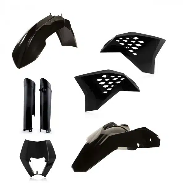 Cycra plastic kit Zwart KTM EXC 250/300/350/450/500 2008-2011