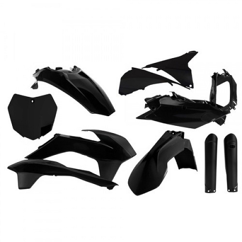 Acerbis plastic kit ( full kit ) Zwart KTM SX/SX-F 125/150/250/350/450 13-14