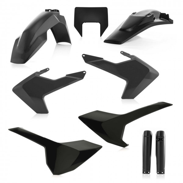 Cycra full plastic kit Zwart Husqvarna TE 250 17 & TE 250i 18-19 & FE 250/350/450/501 17-19