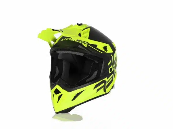 Acerbis Steel Carbon crosshelm Fluor Geel ( Maat M )