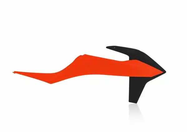 Cycra radiator kappen Oranje / Zwart KTM SX 125/150/250 19- & SX-F 250/350/450 19- & EXC 250/300 20- & EXC-F 250/350/450/500 20-