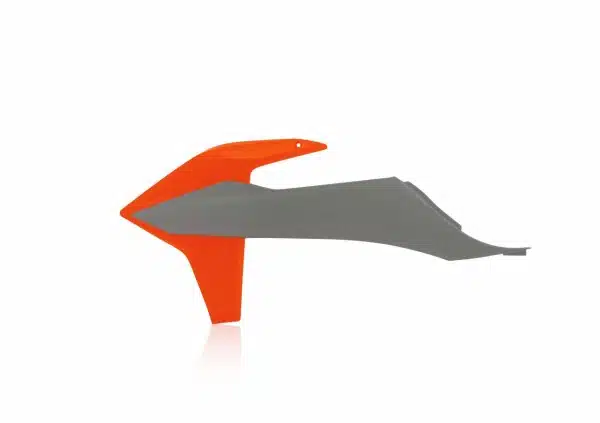 Cycra radiator kappen Oranje / Grijs KTM SX 125/150/250 19- & SX-F 250/350/450 19- & EXC 250/300 20- & EXC-F 250/350/450/500 20-