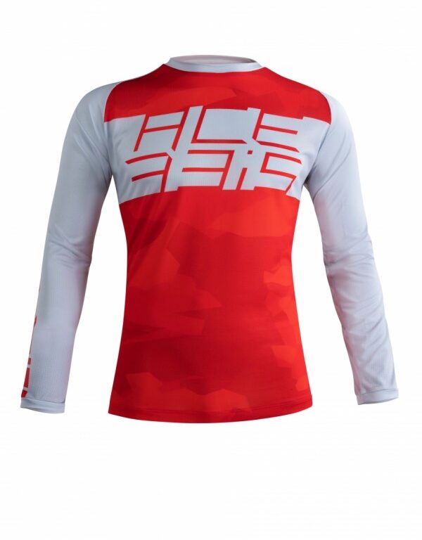 Acerbis Speeder Mountainbike Shirt Rood / Grijs