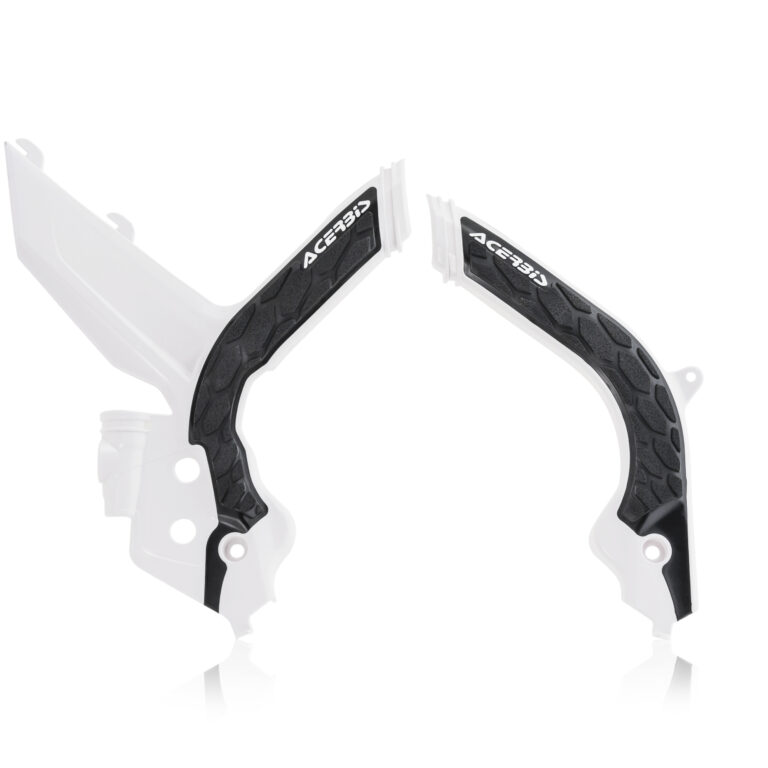 Acerbis X-Grip frame beschermers wit /zwart KTM EXC 250/300 20- & EXC-F 250/350/450/500 20-