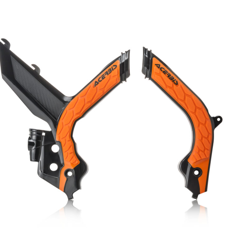 Acerbis X-Grip frame beschermers zwart / oranje KTM EXC 250/300 20- & EXC-F 250/350/450/500 20-