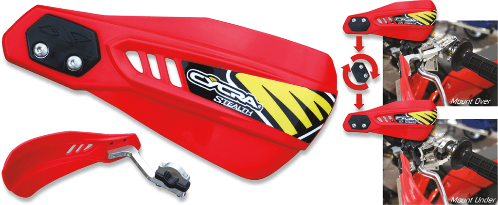 Cycra Stealth MX Alloy handkappen Wit - Afbeelding 2