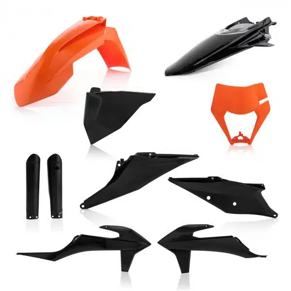 Cycra plastic kit Zwart / Oranje met koplamp plastic KTM EXC/EXC-F 250/300/350/450/500 2020-2023
