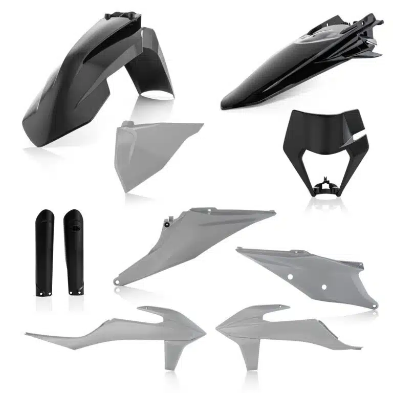 Cycra plastic kit Zwart / Grijs met koplamp plastic KTM EXC/EXC-F 250/300/350/450/500 2020-2023