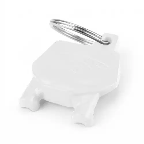 Cycra voornummerplaat sleutelhanger Wit