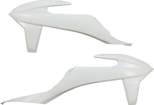 Cycra Powerflow Radiator Kappen Wit KTM SX 125/150/250 2019-2022 & SX-F 250/350/450 2019-2022 & EXC 250/300 20- & EXC-F 250/350/450/500 20-