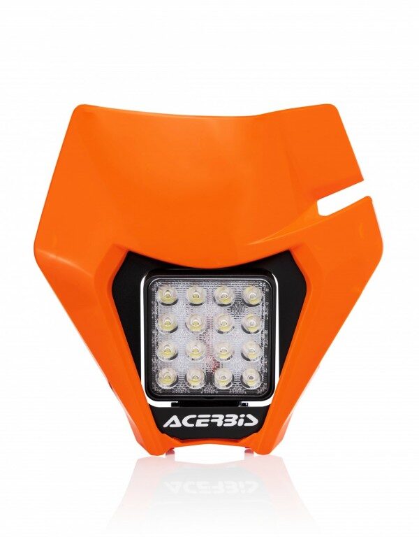 Acerbis koplamp plastic + koplamp Oranje KTM EXC 250/300 20- & EXC-F 250/350/450/500 20-