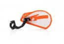 Cycra Cyclone Open handkappen Wit / Oranje ( met bevestiging set )