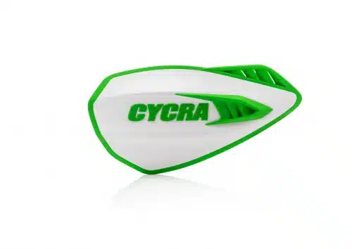 Cycra Cyclone Open handkappen Wit / Groen ( met bevestiging set )