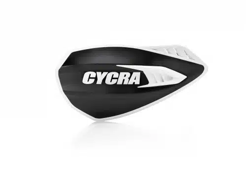 Cycra Cyclone Open handkappen Zwart / Wit ( met bevestiging set )