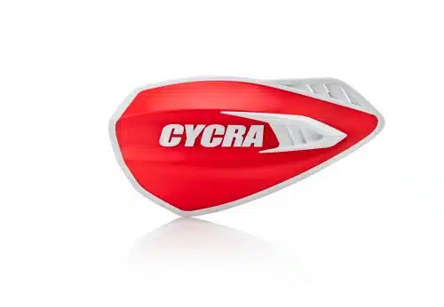 Cycra Cyclone Open handkappen Rood / Wit ( met bevestiging set )