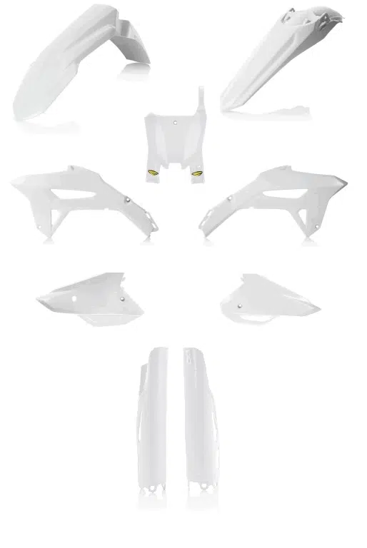 Cycra plastic kit Wit Honda CRF 250R 2022-2024 & CRF 450R 2021-2024