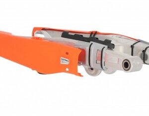 Acerbis teket magneet achterbrug bescherming Zilver / Oranje KTM EXC/F 125-500 2012-2022