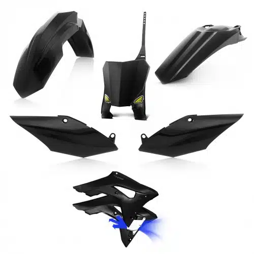 Cycra plastic kit Zwart ( met powerflow radiator kappen ) Honda CRF 250R 2018-2021 & CRF 450R 2017-2020