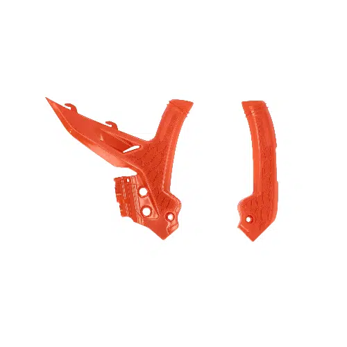 Acerbis X-Grip frame beschermers oranje KTM SX 125/250/300 2023- & SX-F 250/350/450 2023- & EXC/EXC-F 150/250/300/350/450/500 2024-