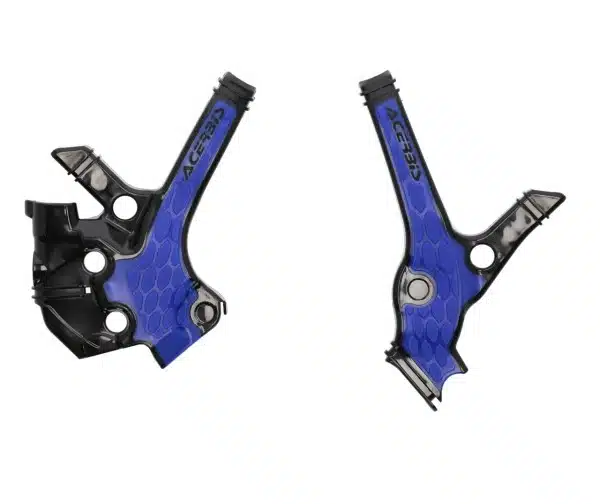 Acerbis X-Grip frame beschermers Zwart / Blauw Yamaha YZ 85 2022-
