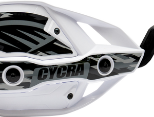 Cycra Dichte Handkappen Wit Ultra Pro Bend CRM voor 28,6mm stuur