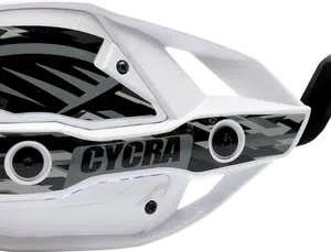 Cycra Dichte Handkappen Wit Ultra Pro Bend CRM voor 28,6mm stuur