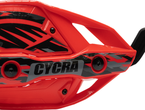 Cycra Dichte Handkappen Rood Ultra Pro Bend CRM voor 28,6mm stuur