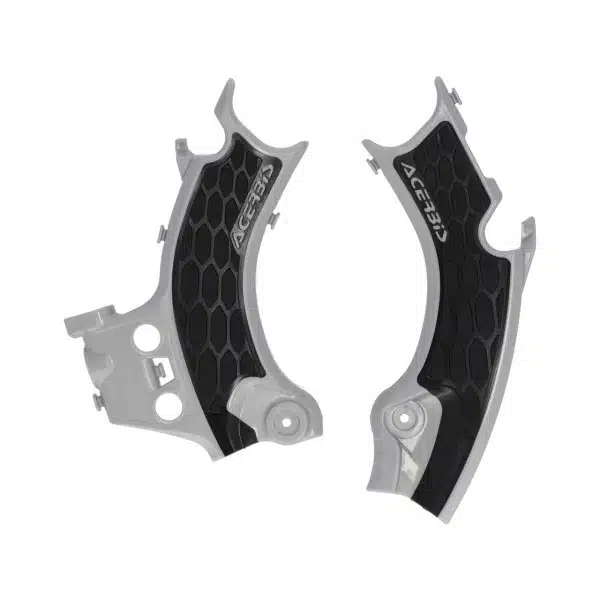 Acerbis X-Grip frame beschermers Zilver / Zwart Honda CRF 250R/RX 2025- & CRF 450R/RX 2025-