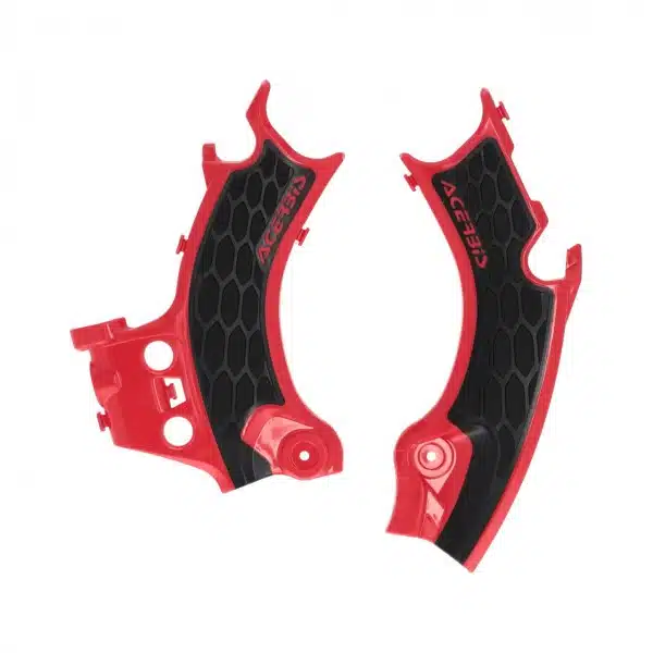 Acerbis X-Grip frame beschermers rood / zwart Honda CRF 250R/RX 2025- & CRF 450R/RX 2025-