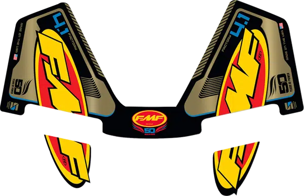 FMF demper sticker FMF Factory 4.1 RCT Goud '50 jarig bestaan'
