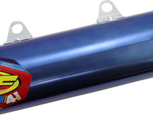 FMF Muffler Factory 4.1 RCT Slip-on Titanium blauwe demper KTM SX-F 250/350/450 07-15 & EXC 450/530 2009-2011 & Husqvarna FE 250/350/450/500 2014-2016