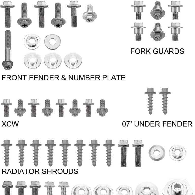 Airtime Volledige plastic set schroeven set KTM SX/SX-F 07-10
