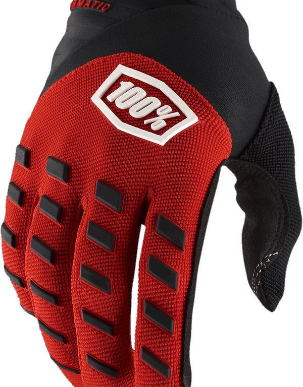 100% handschoenen Airmatic Zwart / Rood Maat XL