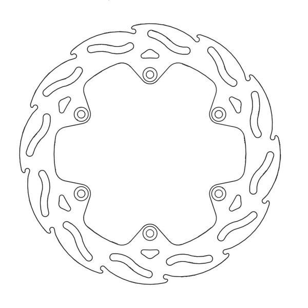 Moto Master Flame achter remschijf ( 220mm ) Suzuki RM 125 89-98 & RM 250 87-98