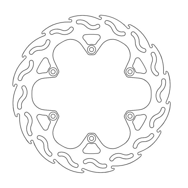 Moto Master Flame achter remschijf ( 240mm ) Suzuki RM 125/250 99-05