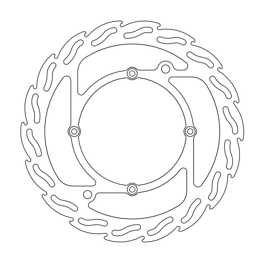 Moto Master Flame voor remschijf ( 260mm ) Husqvarna t/m 2013