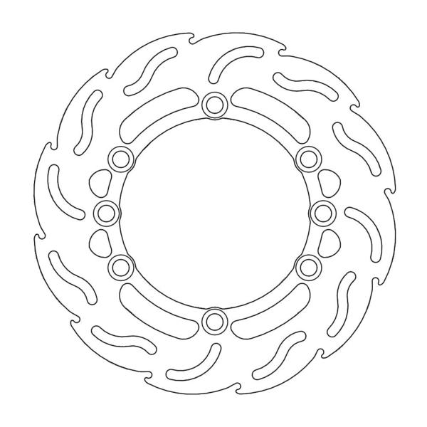 Moto Master Flame achter remschijf ( 220mm ) Husqvarna t/m 2013