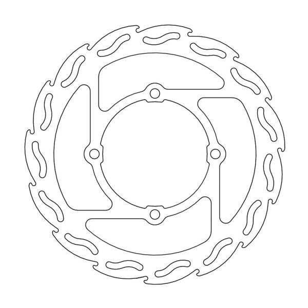 Moto Master Flame voor remschijf ( 250mm ) Kawasaki KX 125/250 03-05 & KX 250F 04-05 & Suzuki RM-Z 250 04-06