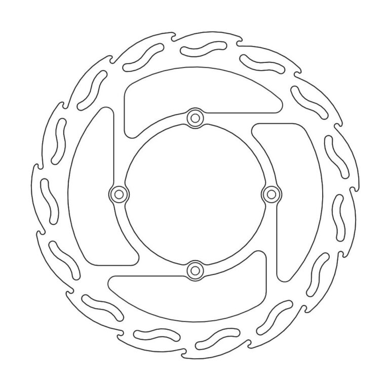 Moto Master Flame voor remschijf ( 250mm ) Kawasaki KX 125/250 89-02 & KX 500 89-04
