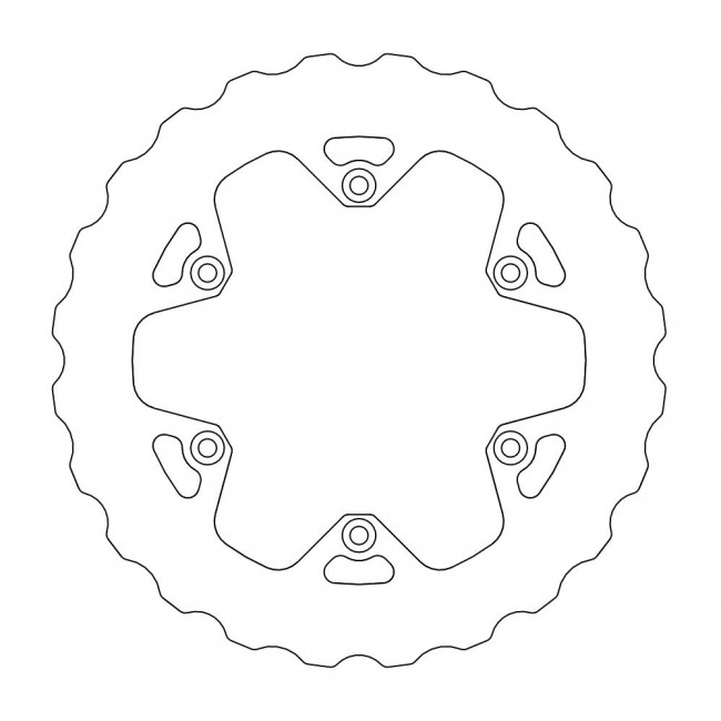 Moto Master Nitro Mud Achter remschijf 220mm KTM 1989- & Husqvarna 2014- & Husaberg 2000-2014