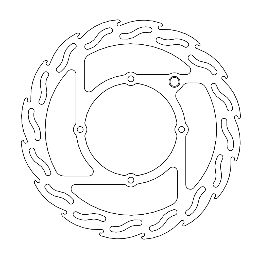 Moto Master Flame voor remschijf 240mm KTM SX 85 13- & Husqvarna TC 85 14-