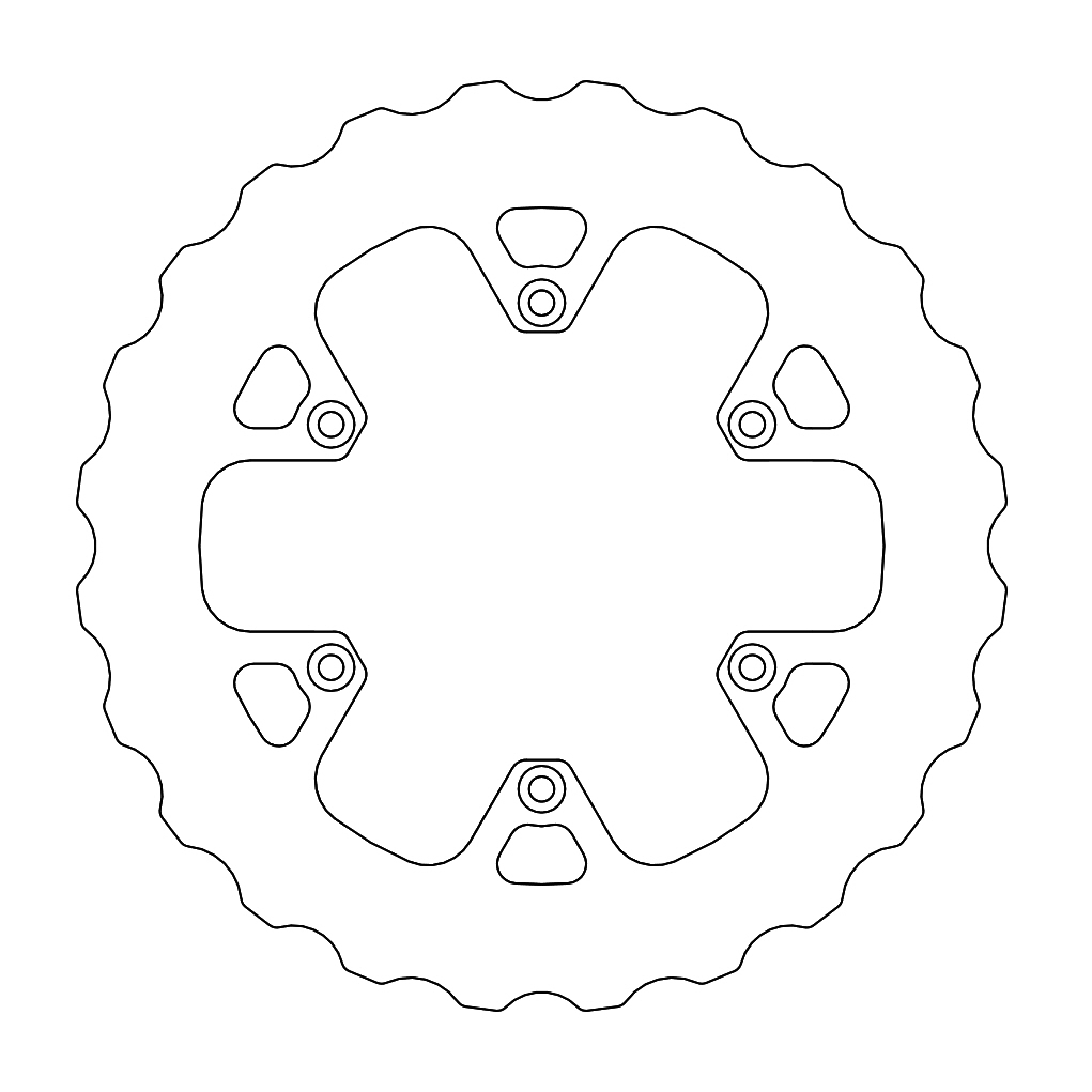 Moto Master Nitro Mud ( 240mm ) achter remschijf Beta