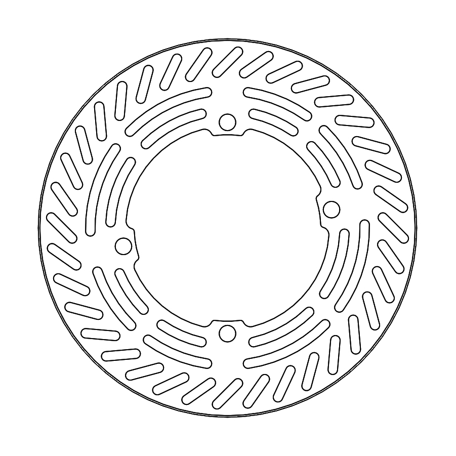 Moto Master Vintage voor remschijf ( 240mm ) Honda CR 125R/250R/500R 90-91