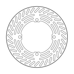 Moto Master Vintage voor remschijf ( 240mm ) Honda CR 125R/250R/500R 1989