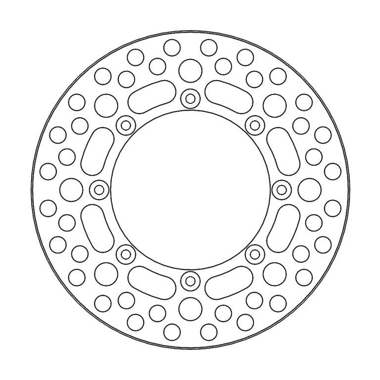 Moto Master Vintage achter remschijf ( 220mm ) Kawasaki KX 125/250/500 86-88