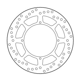 Moto Master Vintage voor remschijf ( 240mm ) Yamaha YZ 125/250/490 1985