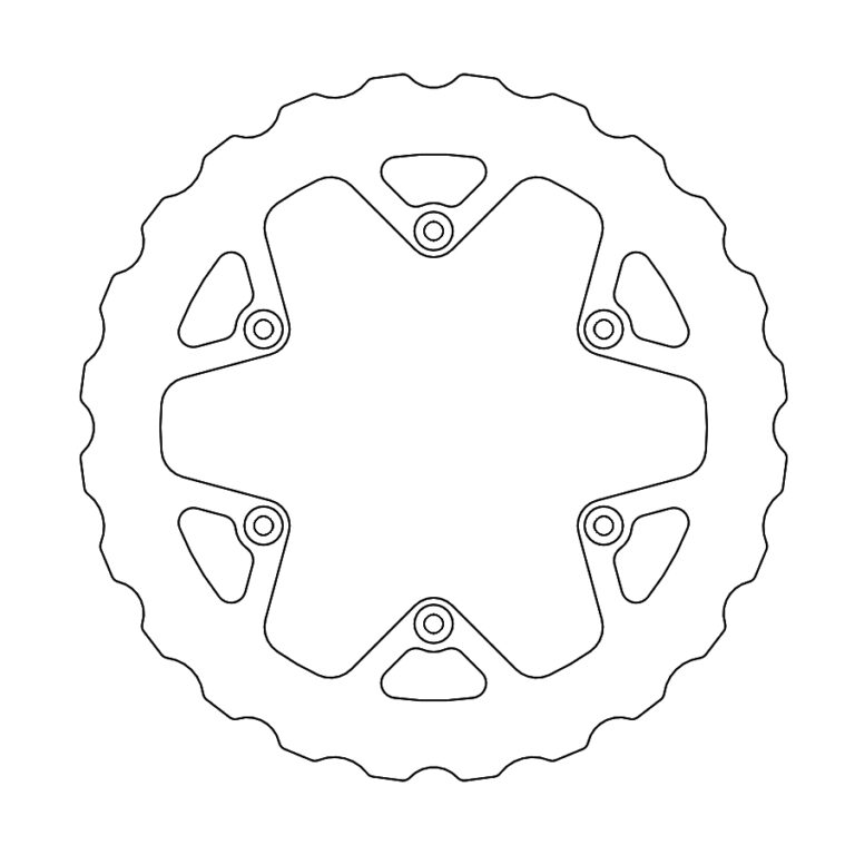 Moto Master Nitro Mud ( 240mm ) achter remschijf Yamaha YZ 250F 2021- & YZ 450F 2020- & YZ 125/250 2022- & Fantic XX/F 2022-