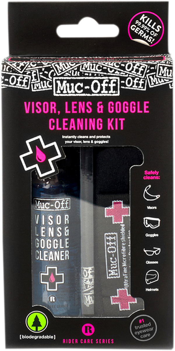 MUC-OFF Visor, Lens cleaning kit V2